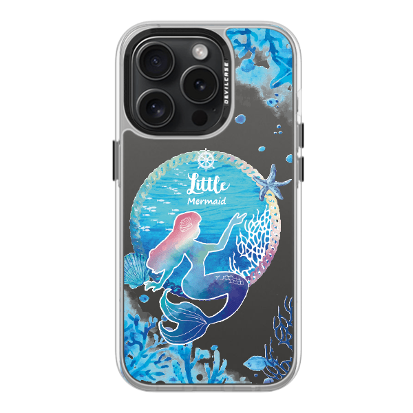 彩繪手機殼 - 蔚藍海美人魚 | 惡魔防摔殼(標準版): 透明