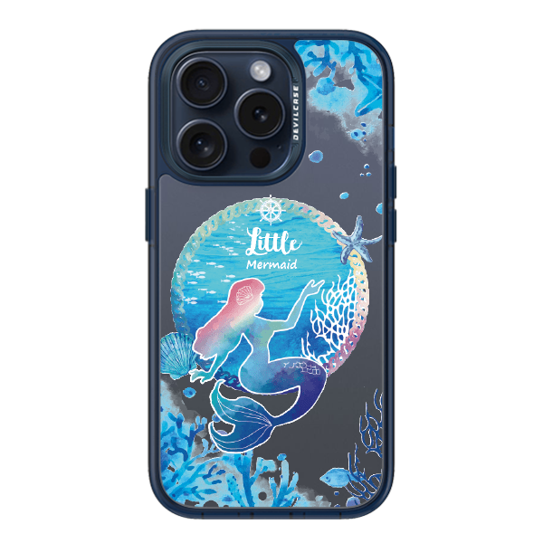 彩繪手機殼 - 蔚藍海美人魚 | 惡魔防摔殼(標準版): 透海藍