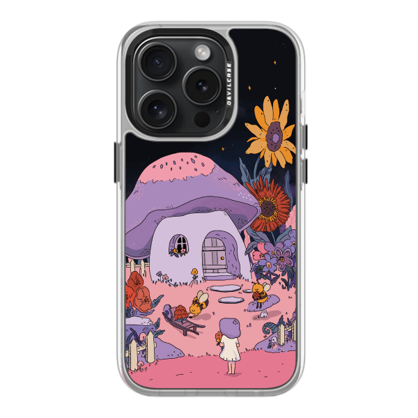 彩繪手機殼 - 蘑菇的家 | 惡魔防摔殼(標準版): 透明