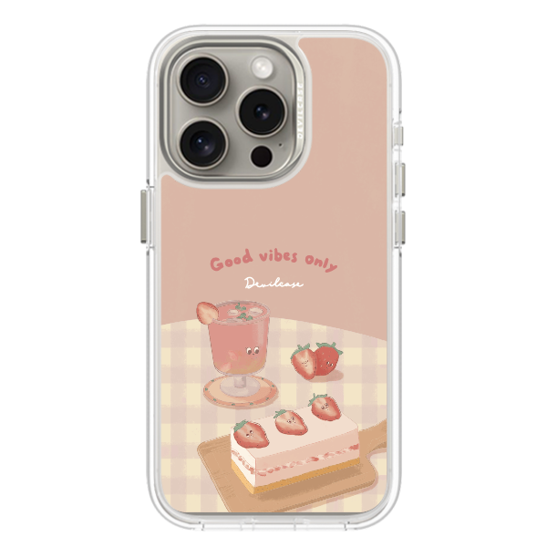 彩繪手機殼 - 好心情草莓甜點 | 惡魔防摔殼(磁吸版)