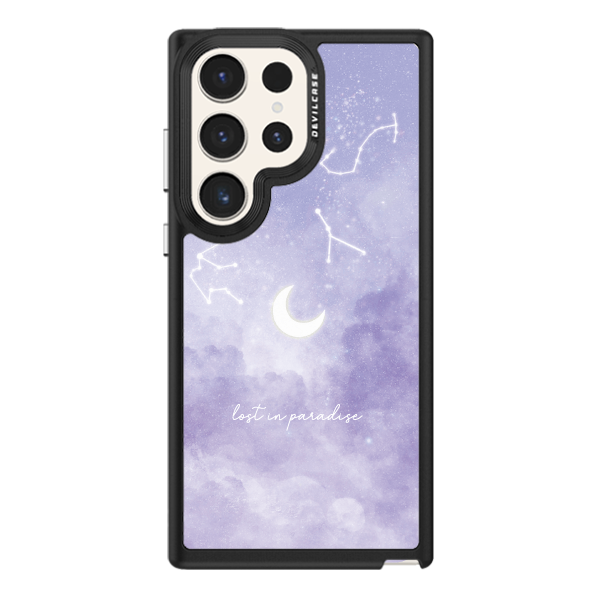 彩繪手機殼 - Purple Sky | 惡魔防摔殼(標準版): 黑色