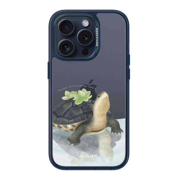 彩繪手機殼 - 斑龜 | 惡魔防摔殼(標準版): 透海藍
