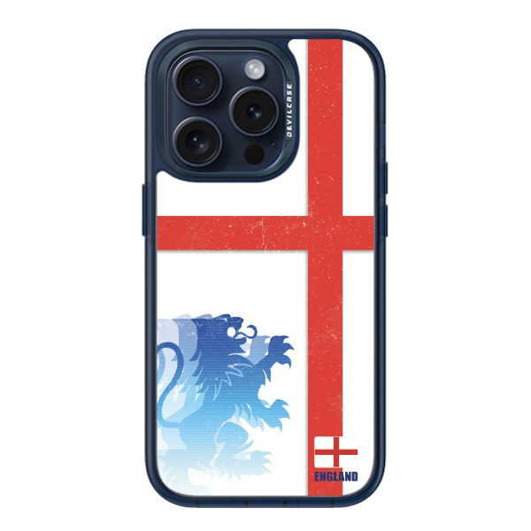 彩繪手機殼 - 英格蘭 | 惡魔防摔殼(標準版): 透海藍