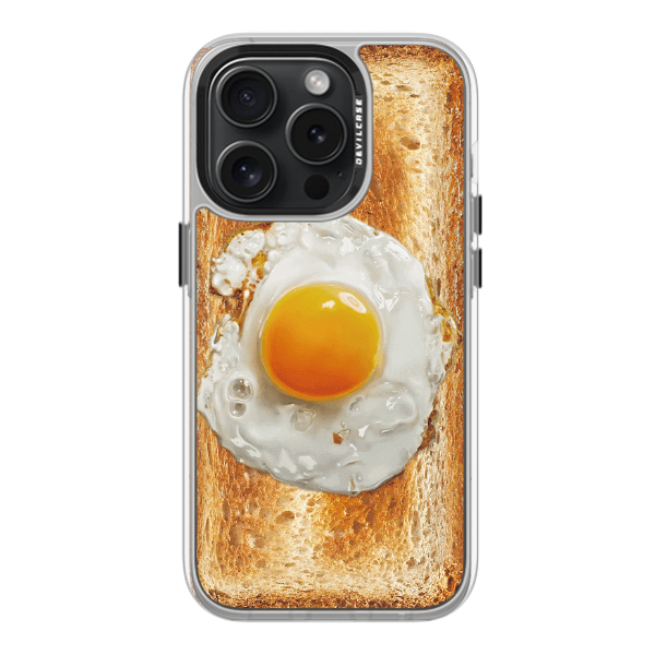 彩繪手機殼 - 烤土司加蛋 | 惡魔防摔殼(標準版): 透明