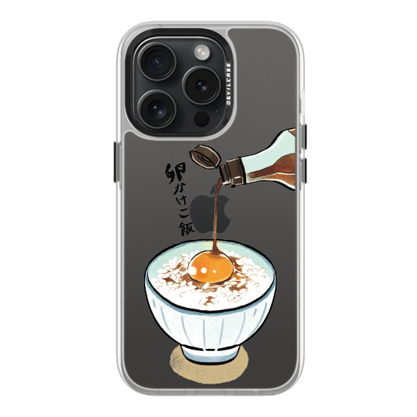 彩繪手機殼 - 生蛋拌飯 | 惡魔防摔殼(標準版): 透明