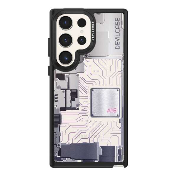 彩繪手機殼 - A16晶片(透) | 惡魔防摔殼(標準版): 黑色