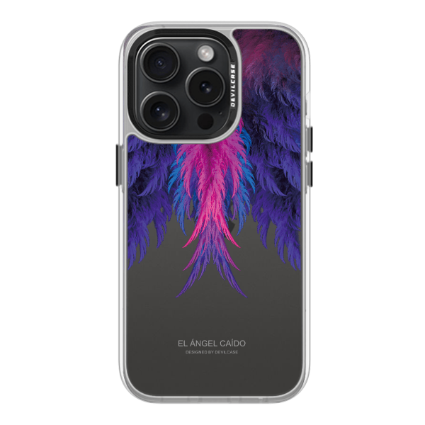彩繪手機殼 - 紫羽翼 | 惡魔防摔殼(標準版): 透明