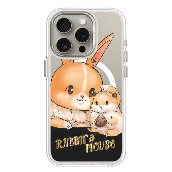 彩繪手機殼 - 兔兔君與鼠鼠 | 惡魔防摔殼(磁吸版)