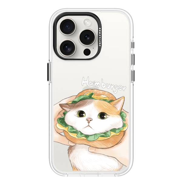 彩繪手機殼 - 漢堡貓貓 | 惡魔防摔殼(標準版)