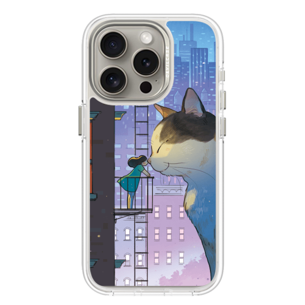 彩繪手機殼 - 巨大貓咪城市 | 惡魔防摔殼(磁吸版)
