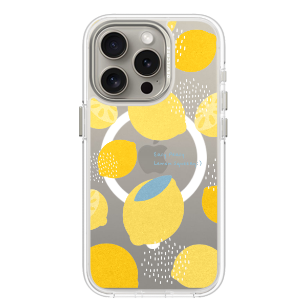 彩繪手機殼 - 黃黃檸檬 | 惡魔防摔殼(磁吸版)