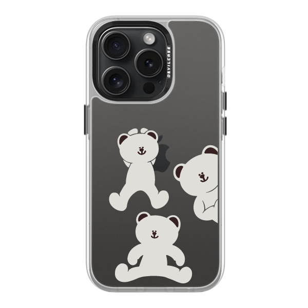 彩繪手機殼 - 大白熊 | 惡魔防摔殼(標準版): 透明