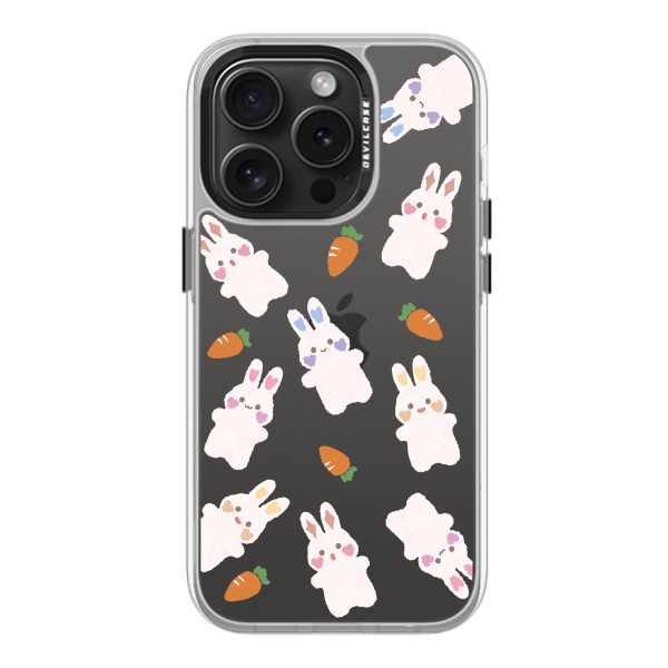 彩繪手機殼 - 兔與胡蘿蔔 | 惡魔防摔殼(標準版): 透明