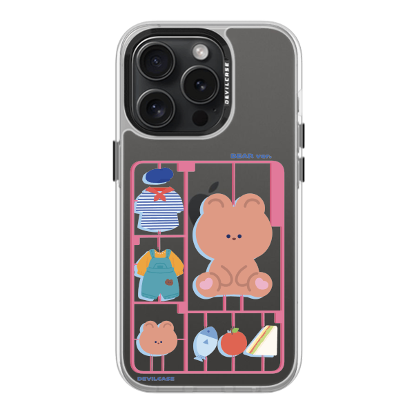 彩繪手機殼 - 模型小熊 | 惡魔防摔殼(標準版): 透明