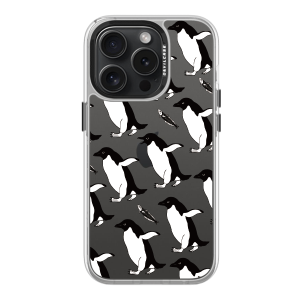 彩繪手機殼 - 海洋生物阿德利企鵝 | 惡魔防摔殼(標準版): 透明