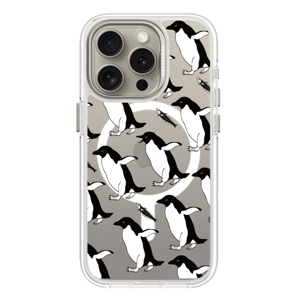 彩繪手機殼 - 海洋生物阿德利企鵝 | 惡魔防摔殼(磁吸版)