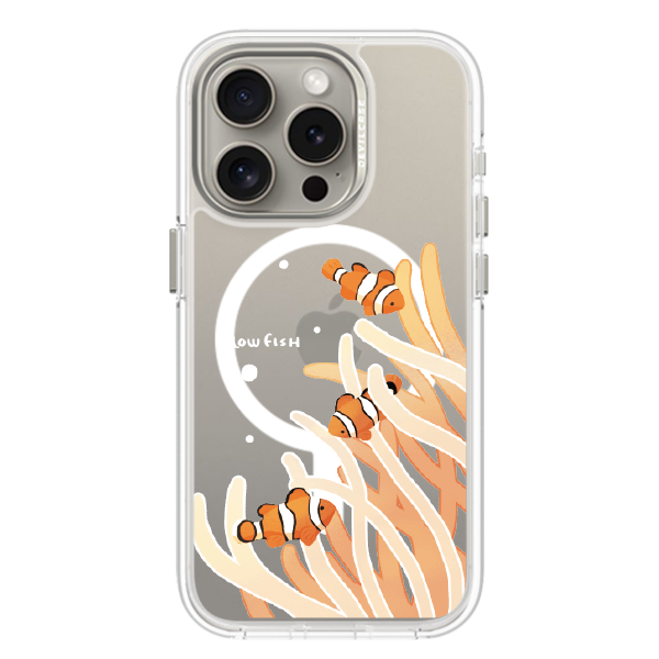 彩繪手機殼 - 小丑魚海葵 | 惡魔防摔殼(磁吸版)