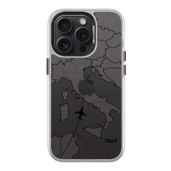彩繪手機殼 - 飛往羅馬機場 | 惡魔防摔殼(標準版): 透明