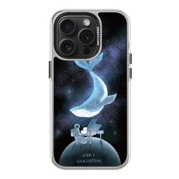 彩繪手機殼 - 銀河藍鯨 | 惡魔防摔殼(標準版): 透明