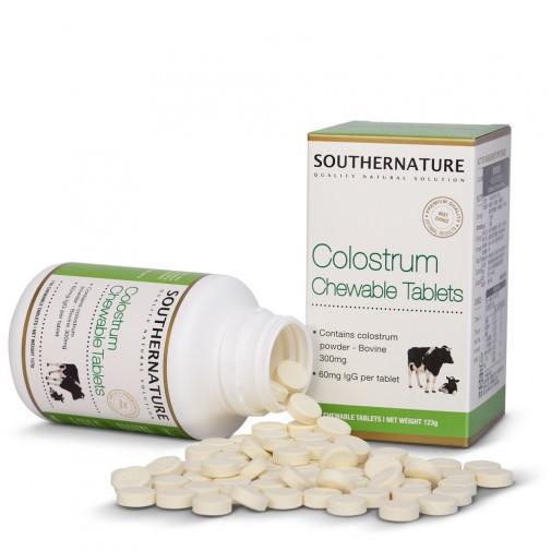 澳洲康倍 牛初乳咀嚼錠食品 Southernature Colostrum Chewable Tablets | SOUTHERNATURE