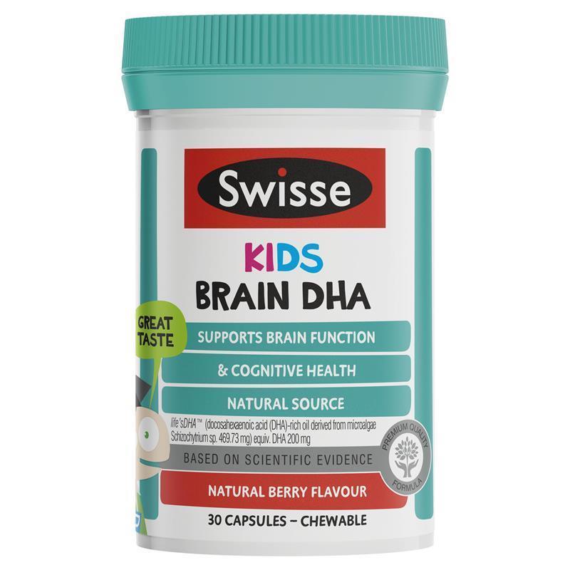 Kids Brain DHA 30 Capsules | Swisse
