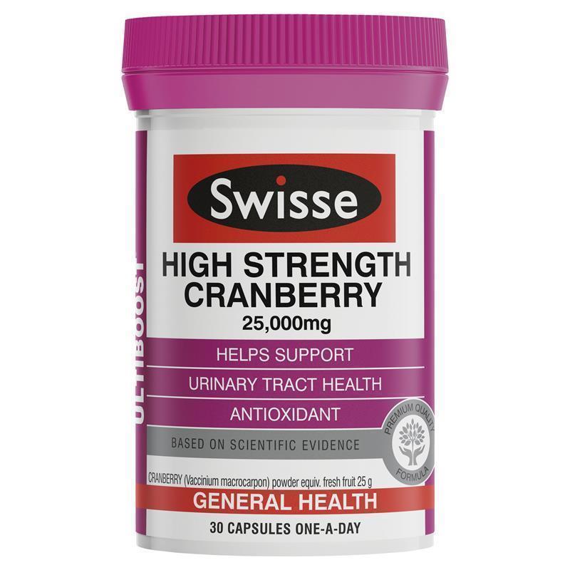 Ultiboost High Strength Cranberry 25,000mg 30 Capsules | Swisse