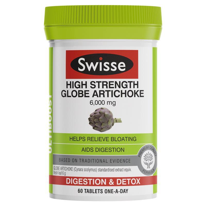High Strength Globe Artichoke 60 Tablets | Swisse