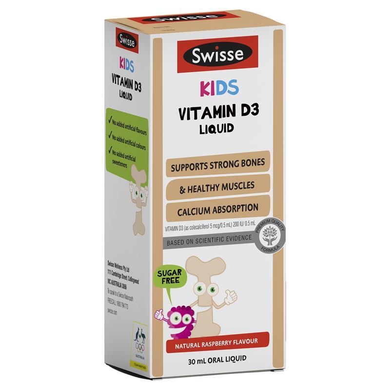 Kids Vitamin D3 Liquid 30ml | Swisse