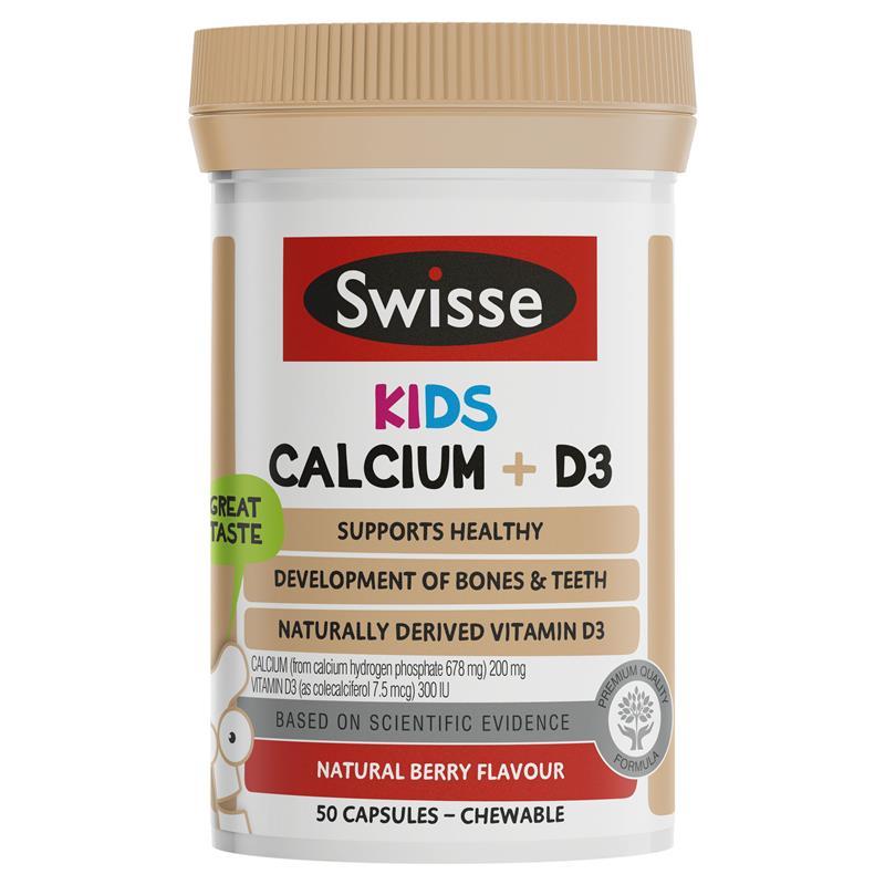 Kids Calcium + D3 50 Burstlets | Swisse
