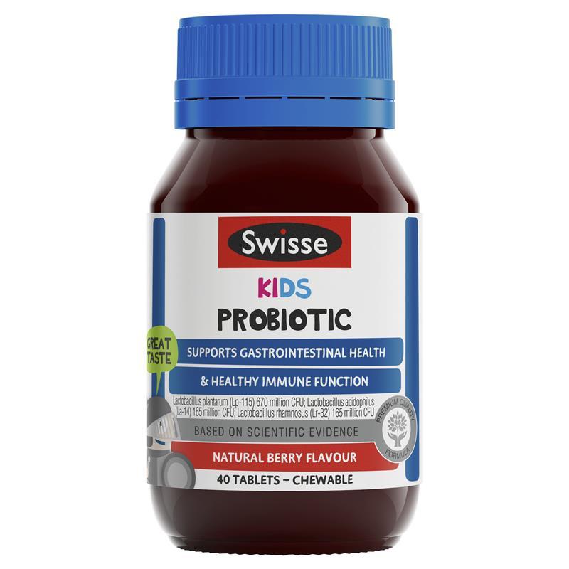 Kids Probiotic 40 Chewable Tablets | Swisse
