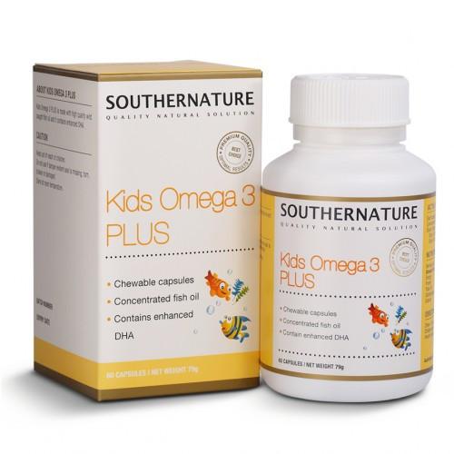 澳洲康倍 兒童倍加魚油A+咀嚼膠囊食品 Southernature Kids Omega 3 Plus | SOUTHERNATURE