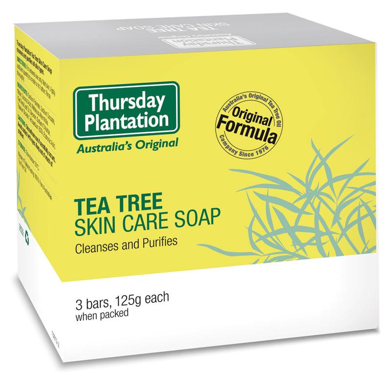 Thursday Plantation Tea Tree Soap 3x125g | Thursday Plantation