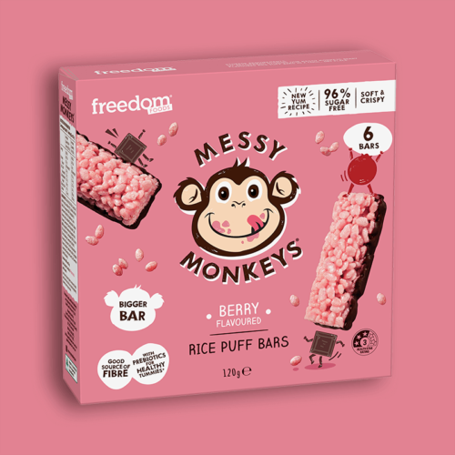 Messy Monkeys Rick Puff Bar - Berry (6x20g)