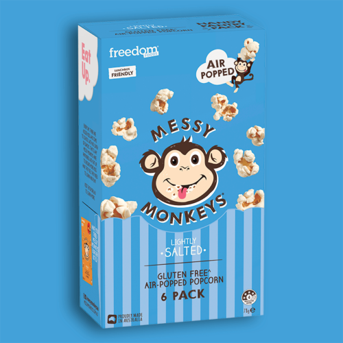 Messy Monkeys Popcorn - Lightly Salted (6x13g)