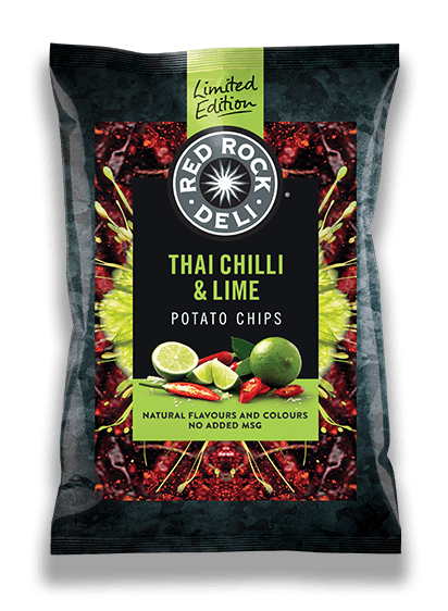 Potato Chips - Thai Chilli & Lime (Limited Edition) | Red Rock Deli