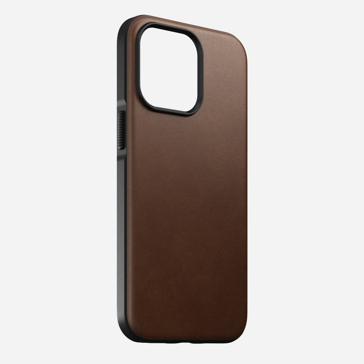 Nomad  Modern Leather Case: Rustic Brown - iPhone 13 Series